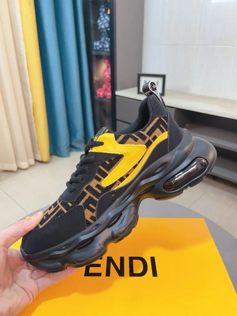 Men's shoes 💰438🌹🌹【fendi Fendi】: 🔝High-end brand of men's shoes: high-top series: official website 1:1 latest masterpiece: the upper is made of brand fabric with imported cowhide technology, ➕🐑made in sheepskin👍, making walking more convenient and comfortable, a stunning work, compared with the official quality, the beautiful 1:1 replica [color]! Create a fashionable personality to set off your uniqueness! A must-have for trendy men! 🔥Size: 38-44.